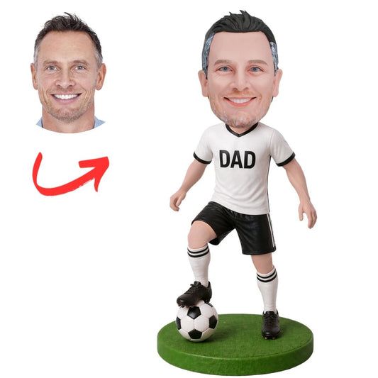 Soccer Goal Keeper Dad Custom Bobbleheads