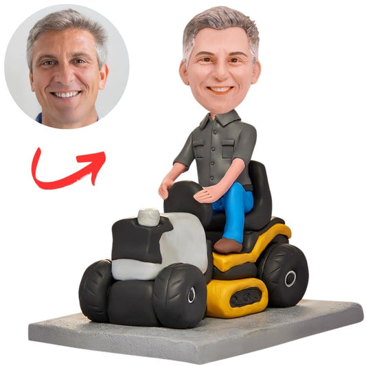 Man Driving Car Custom Bobbleheads