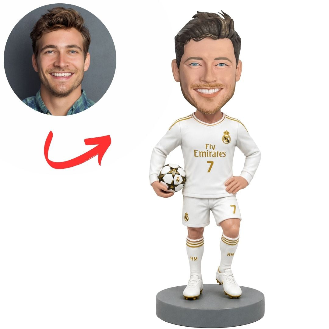 Cristiano Ronaldo Soccer Player Custom Bobbleheads