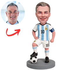 Argentina Soccer Player Football Fans Custom Bobbleheads