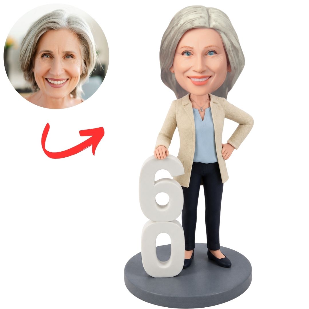 Milestone Birthday Gift Custom Bobbleheads