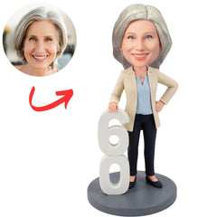 Milestone Birthday Gift Custom Bobbleheads