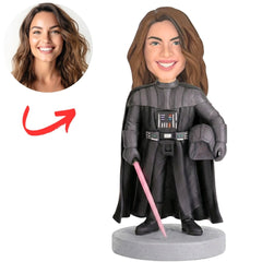 Star Wars Darth Vader Figure with Red Lightsaber Custom Bobblehead