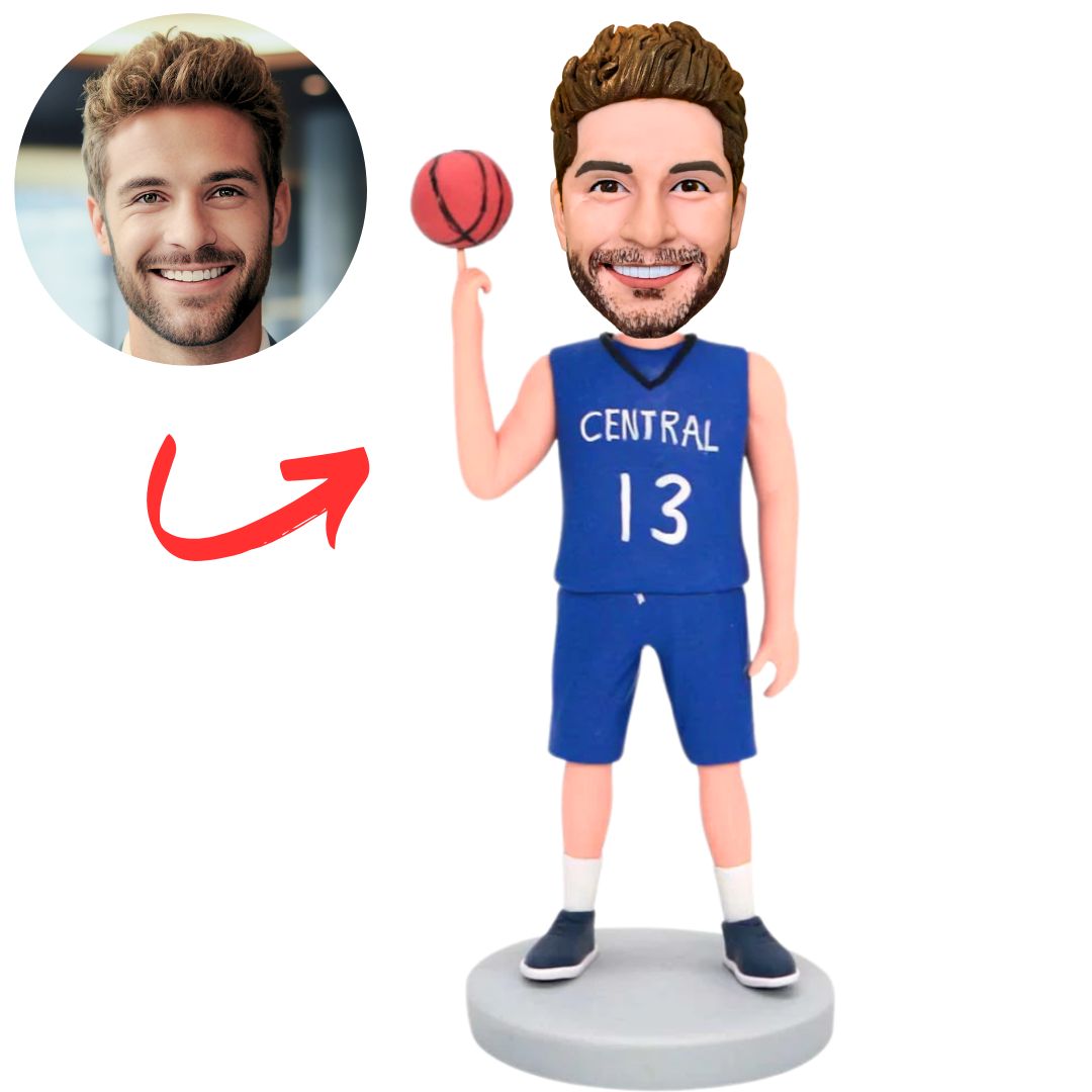 Turn Basketball Custom Basketball Player Bobbleheads