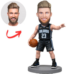Custom Orlando Magic Basketball Bobblehead Pointing Forward
