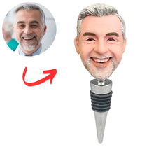 Face Funny Bottle Stopper Custom Bobbleheads