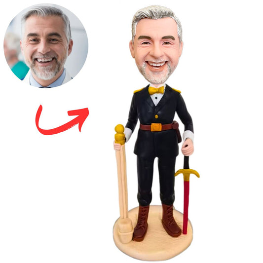 Policeman with Sword Custom Bobbleheads