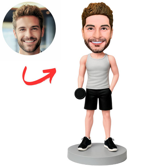 Custom Muscle Fitness Man Bobbleheads