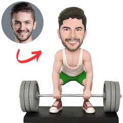 Custom Weight Lifter Sports Man Bobbleheads