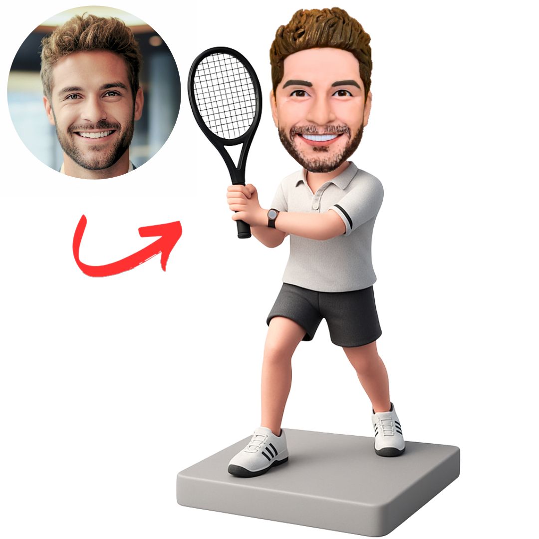 Custom Sports Tennis Player Bobbleheads Doll