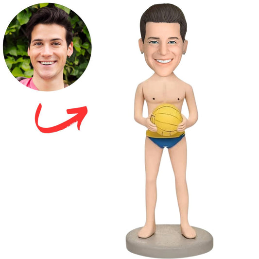 Beach Volleyball Man Custom Volleyball Bobbleheads