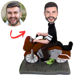 Custom Motorcycle Man Bobbleheads Gifts for Him