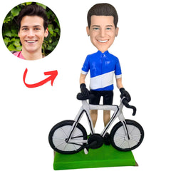 Mountain Bike Racing Custom Bike Bobbleheads
