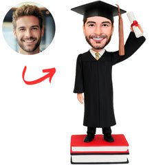 Happy Graduation Boy Custom Graduation Bobbleheads
