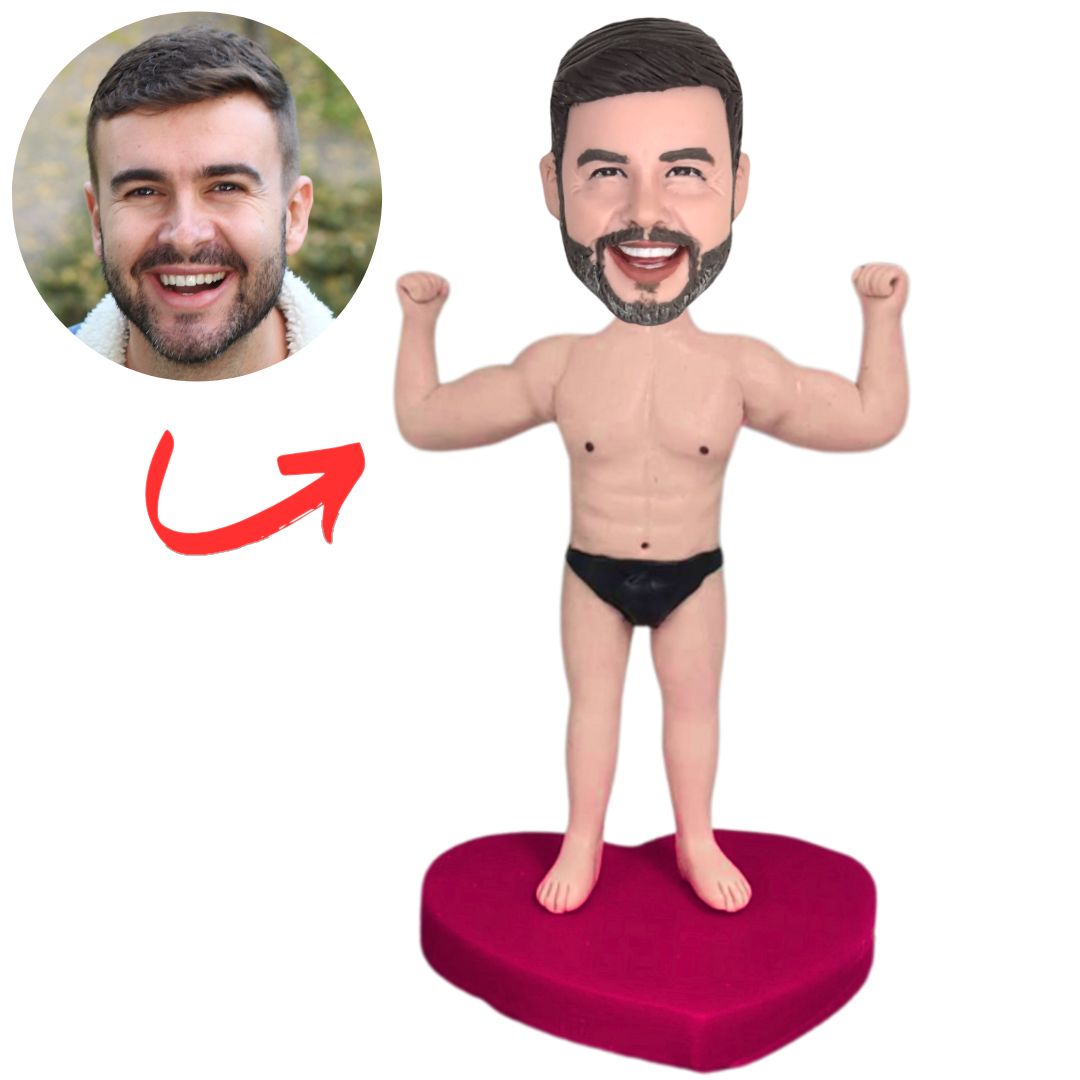 Custom Sexy Strong Humorous Man Bobbleheads Gifts