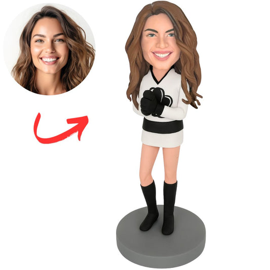 Female Softball Catcher Custom Bobbleheads