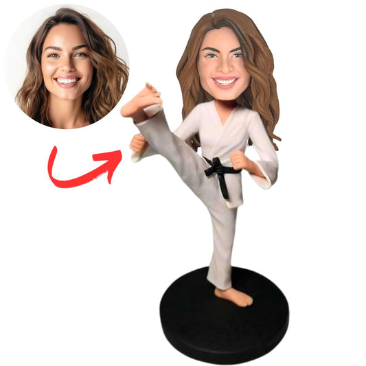 Custom Bobbleheads Karate Kung Fu Woman
