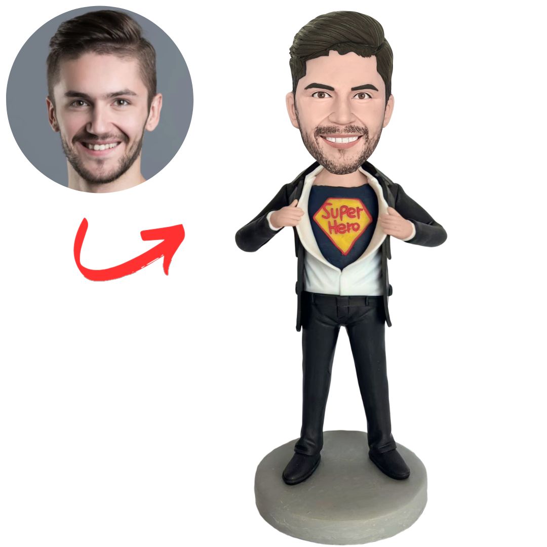 Custom Super Hero Bobbleheads Personalized Figure