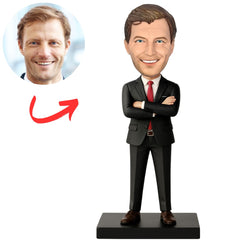 Boss with Arms Folded Personalized Bobbleheads