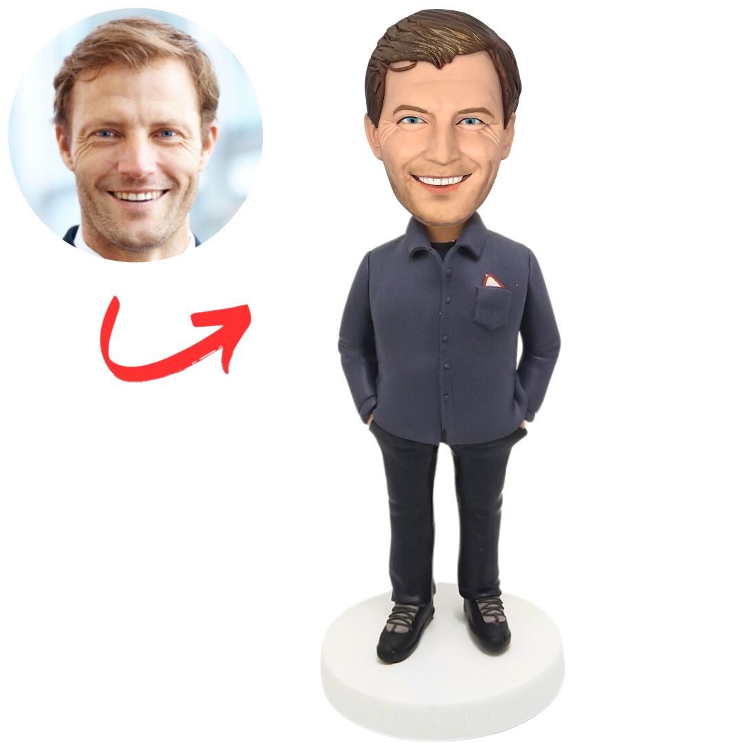 Fat Male Boss Personalized Boss Bobbleheads