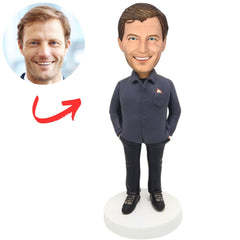Fat Male Boss Personalized Boss Bobbleheads