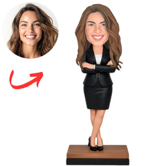 Business Female Boss Custom Female Boss Bobbleheads