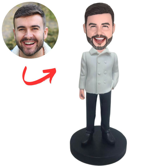 Male Chef Custom Chef Bobblehead