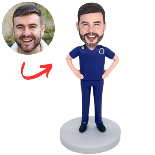 Operating Room Doctor Personalized Doctor Bobble Heads