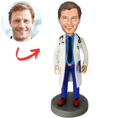 Custom Bobbleheads Fat Male Doctor