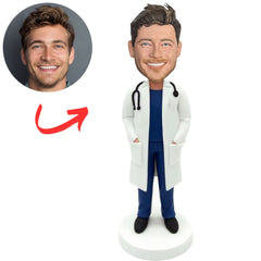Custom Doctor Bobbleheads Attending Physician