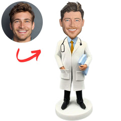 Doctor Holding a Notepad Custom Bobbleheads