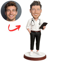 Cool Male Young Doctor Custom Bobbleheads