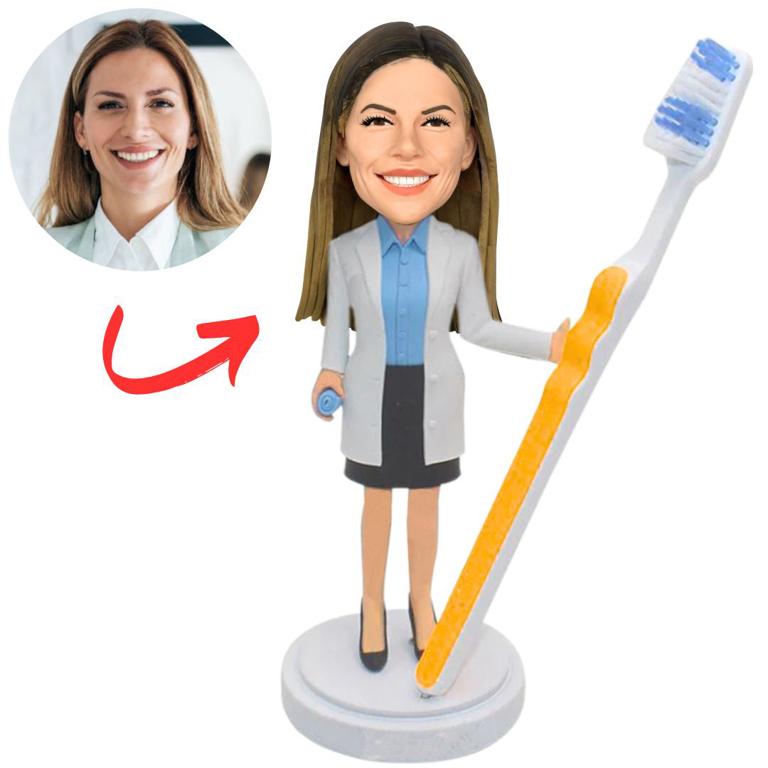 Female Dentist/DMD Personalized Bobbleheads