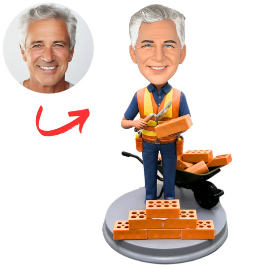 Construction Workers Custom Engineer Bobbleheads