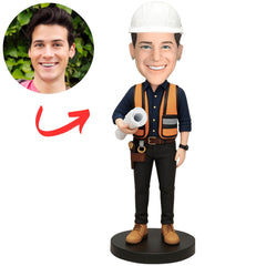 Civil Engineer Personalized Bobble Heads