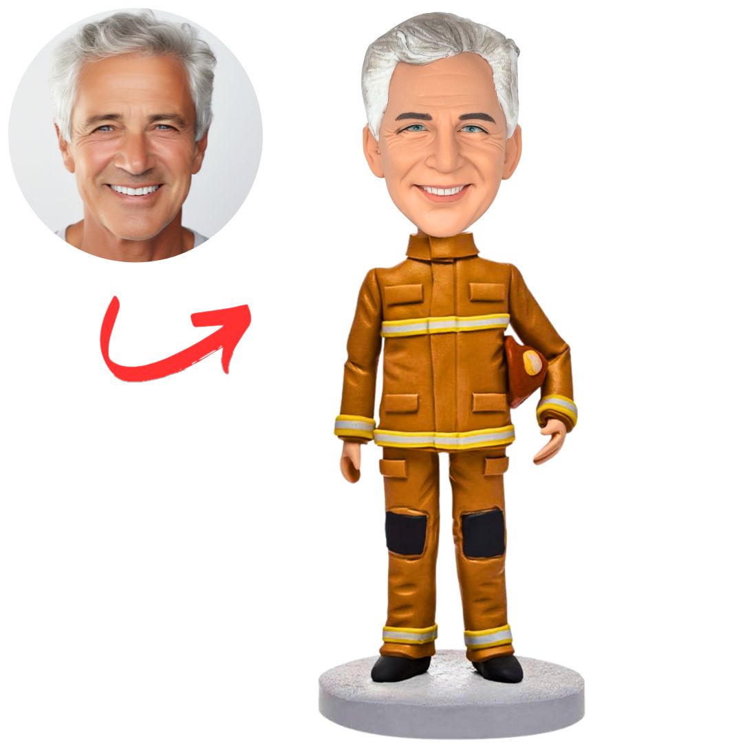 Firefighters Personalized Fireman Bobbleheads