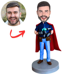Universal Repairman with Cape Custom Bobbleheads