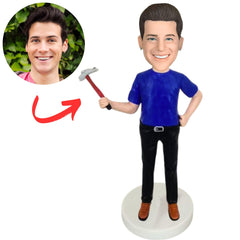 Man with Hammer Custom Bobbleheads