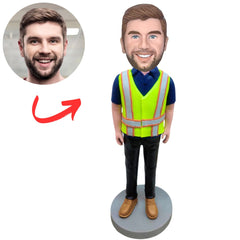 Custom Cool Male Engineer Bobbleheads
