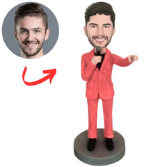 Male Star Singer Custom Bobbleheads