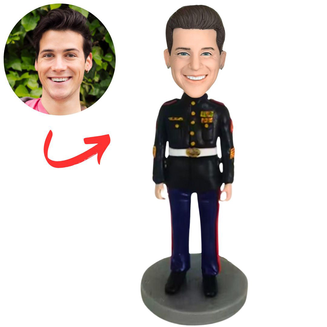 Male Officer Custom Police Bobbleheads