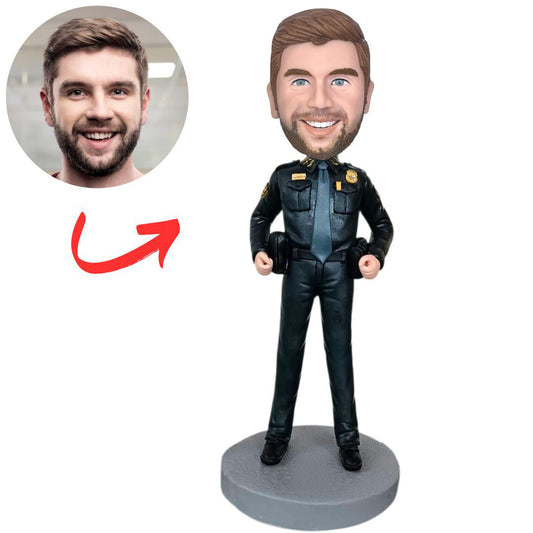 Green Suit Police Custom Bobbleheads