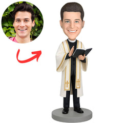 Praying Priest Custom Pastor Bobbleheads