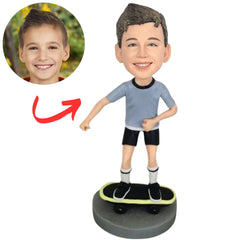 Skateboarding Boy Custom Bobbleheads