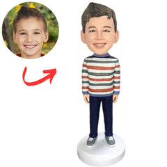 Custom Bobbleheads Boy in Sweater