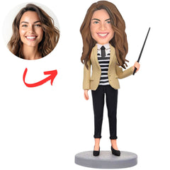 Female Teacher Custom Bobbleheads
