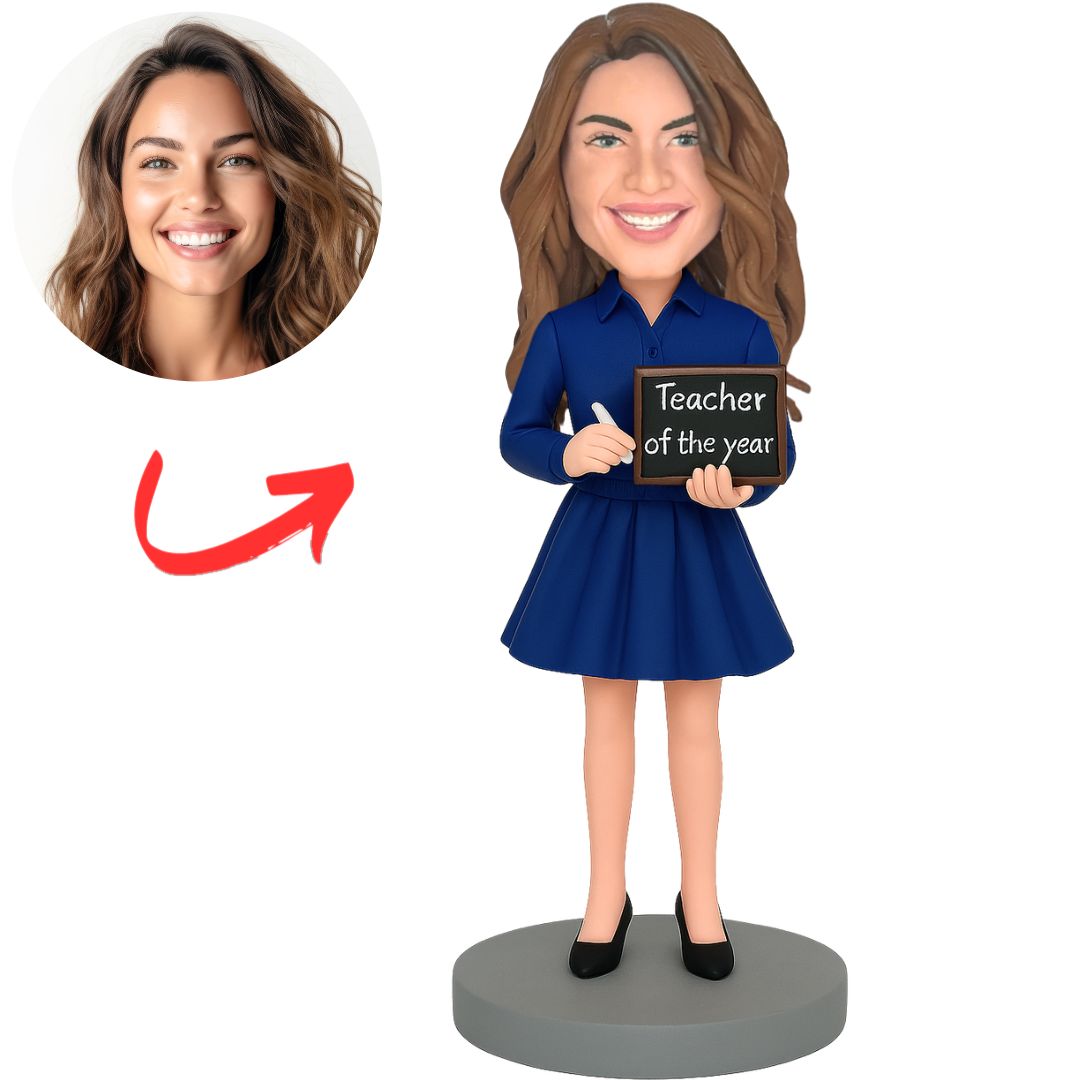 Teacher of The Year Custom Teacher Bobbleheads