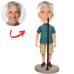 Male Singer Musician Custom Bobbleheads