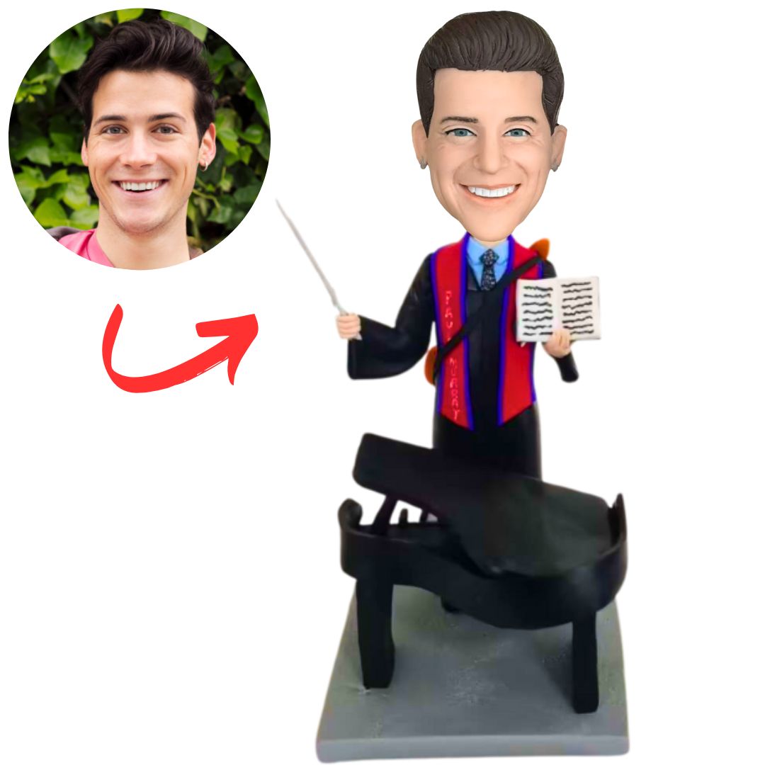 Pianist Musician Custom Bobbleheads