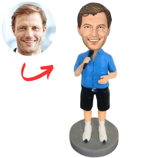 Male Singer Music Man Custom Bobbleheads